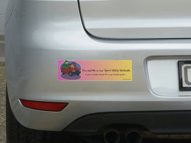 God Made You Special SUV Sticker – VeggieTales Inspired Edition