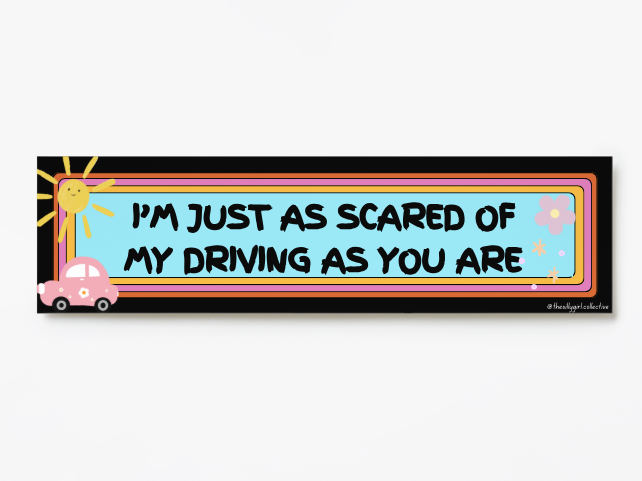 Mutual Fear Sticker – Panic at the Wheel Edition