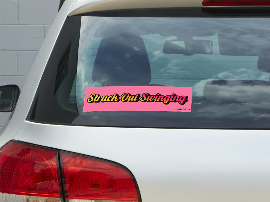 Strikeout Energy Sticker – Swing for the Fences Edition