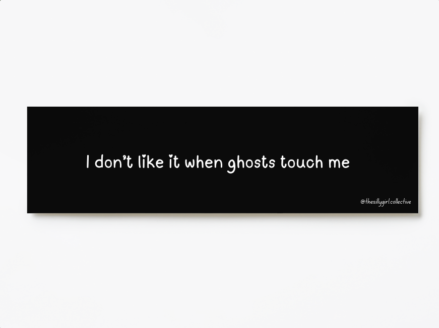 Anti-Ghost Boundaries Sticker – Haunted but Not Into It Edition