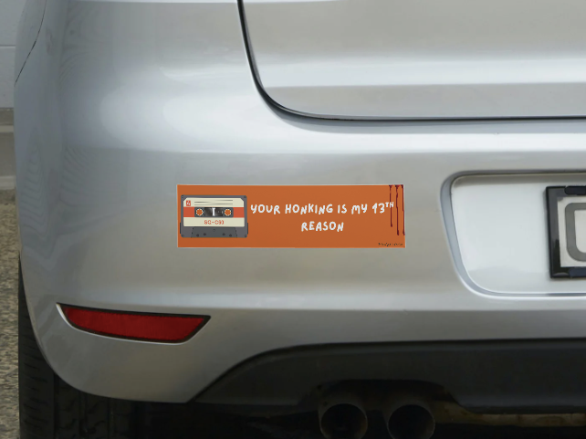 Final Straw Sticker – Honk-Induced Breakdown Edition