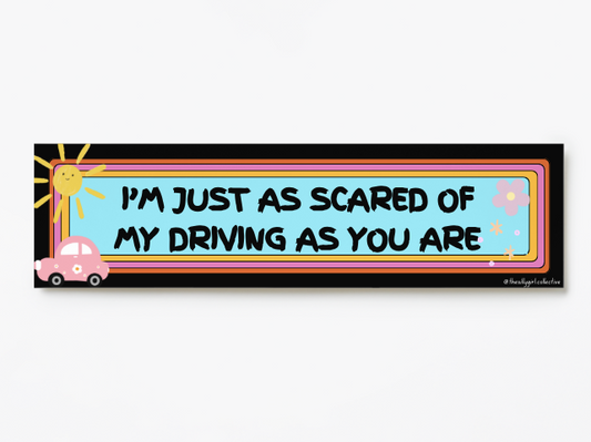 Mutual Fear Sticker – Panic at the Wheel Edition