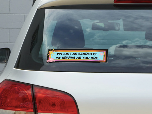 Mutual Fear Sticker – Panic at the Wheel Edition