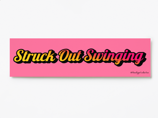 Strikeout Energy Sticker – Swing for the Fences Edition