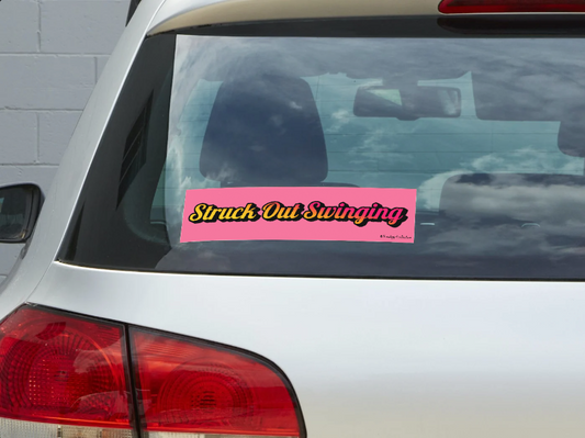 Strikeout Energy Sticker – Swing for the Fences Edition