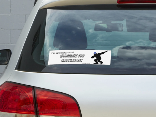 Sasquatch Solidarity Sticker – Dabbin’ Yarmulke Edition
