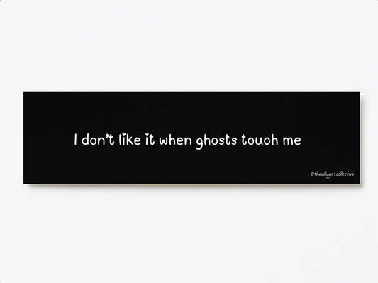 Anti-Ghost Boundaries Sticker – Haunted but Not Into It Edition