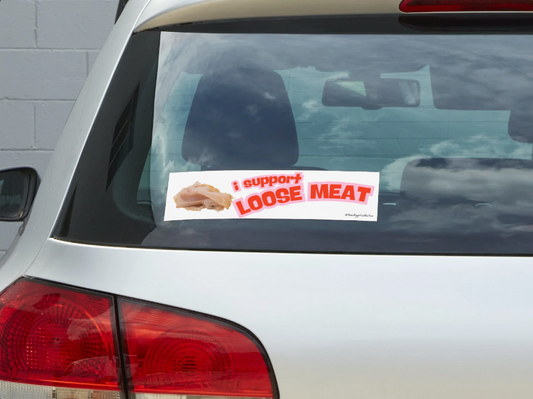 Loose Meat Enthusiast Sticker – Juicy & Proud Edition