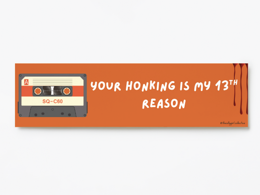 Final Straw Sticker – Honk-Induced Breakdown Edition